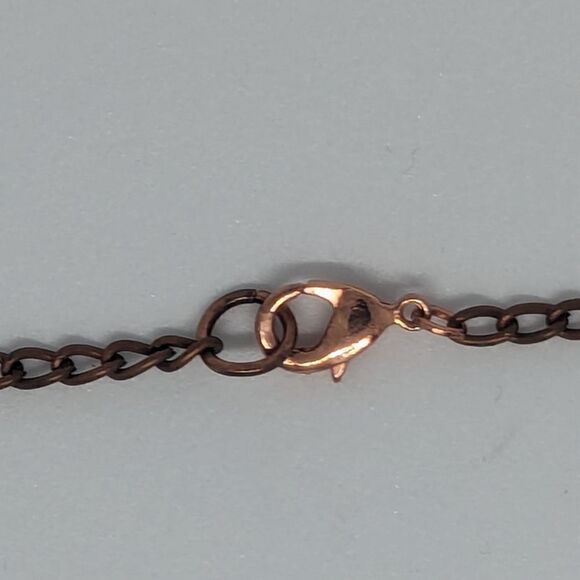 Handmade Shark Tooth Copper Key Necklace - Picture 6 of 7